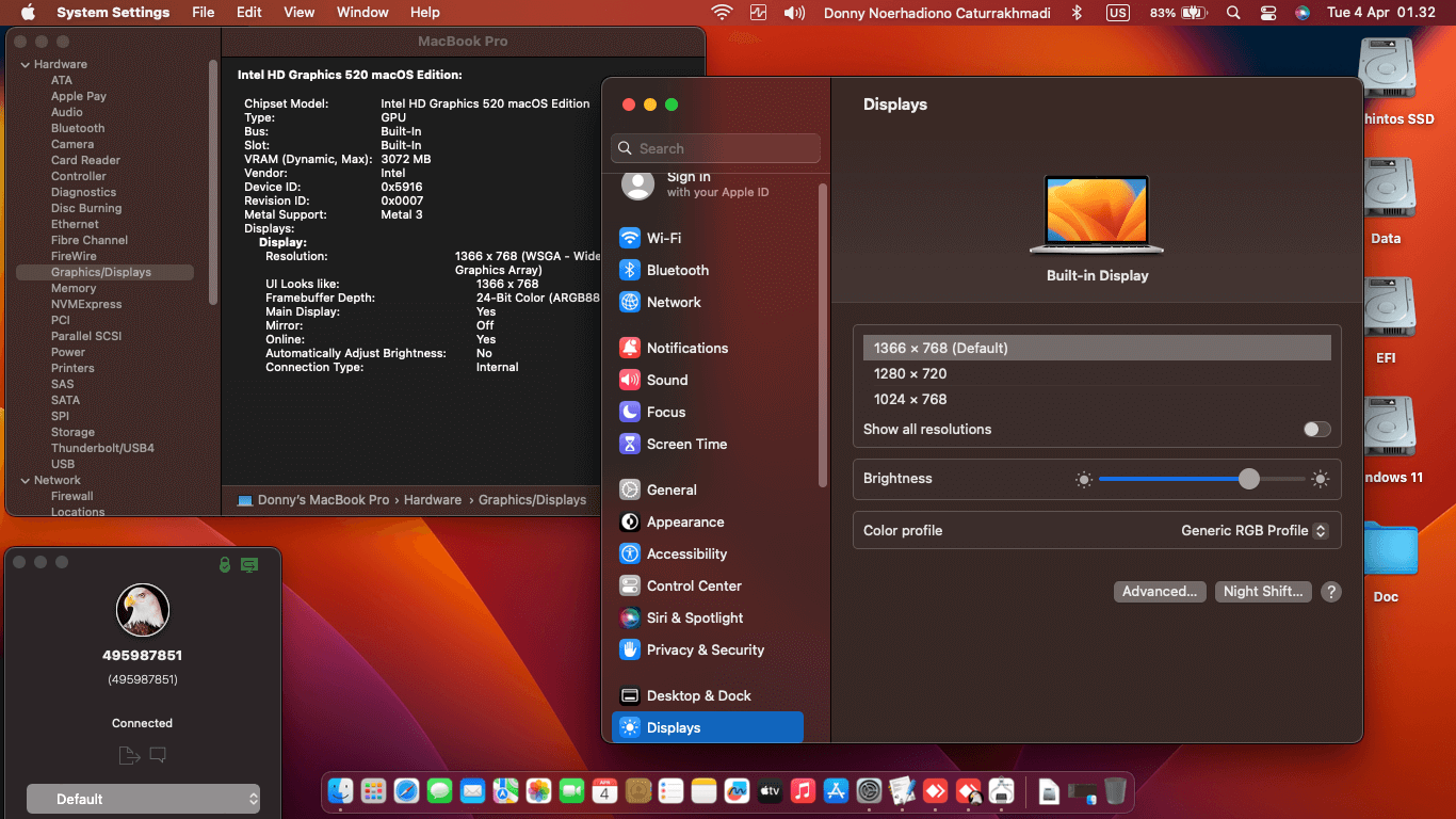Lenovo Thinkpad X260 6th Dual Battery [SkyLake   Intel HD 520 + PS2 SMBUS]   OpenCore 6